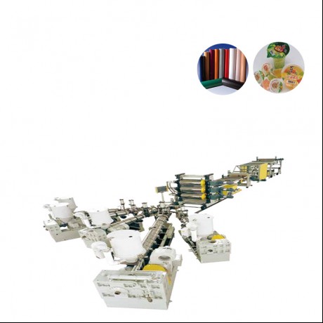PP, EVA, EVOH, PS thiab PE Multi-Layer Sheet Co-Extrusion Line