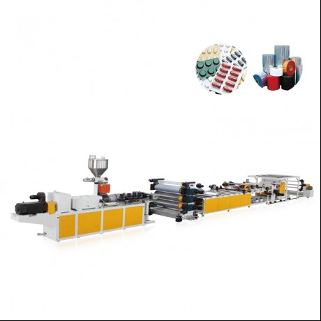 PVC Transparent Soft thiab Rigid Sheet Extrusion Line
