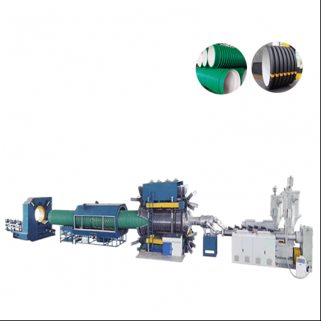HDPE, PP Vertical Hom Ob Chav Phab Ntsa Corrugated Yeeb Nkab thiab PVC Ribbed Yeeb Nkab Extrusion kab